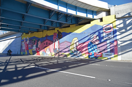 Urban art and public infrastructure